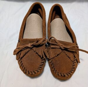 Real Leather Moccasins EUC